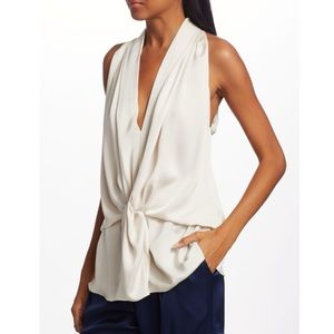 Ramy Brook Cream/Stone Color Top